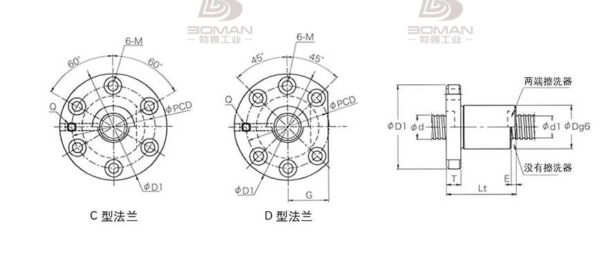 KURODA GD4010JT-CDPR 黑田精工丝杆规格说明