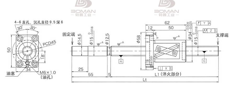 KURODA GG1520AS-BALR-0900A hcnc黑田精工丝杆代理